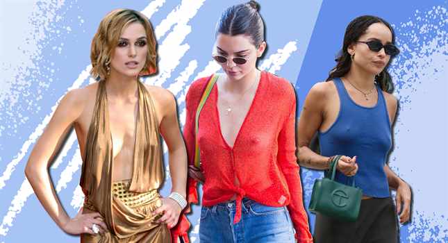 Нет бра – нет проблем: 20 звезд, которые игнорируют бюстгальтер и делают это стильно