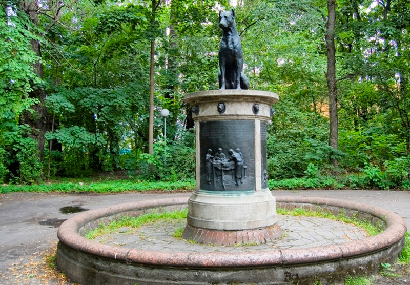 Памятник собаке Павлова.